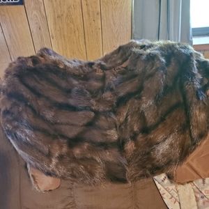 Fur cape